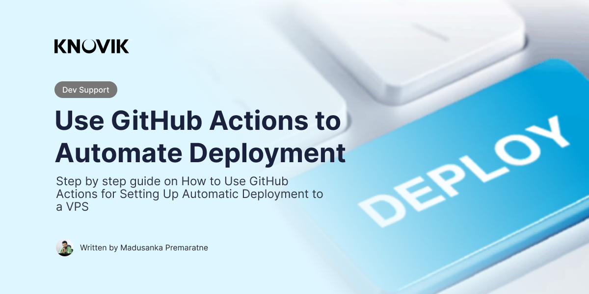 How to deploy Node.js App to a VPS using GitHub Actions?